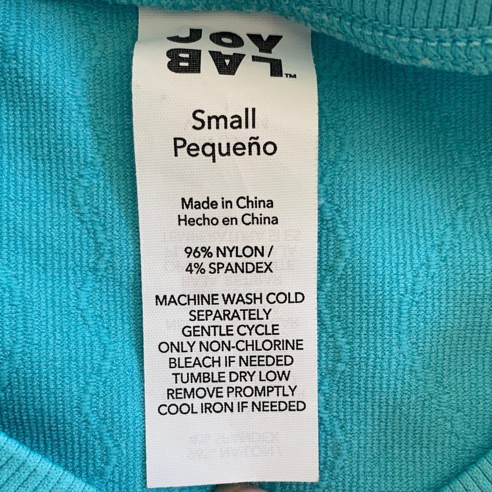 Cropped Teal Women's Cable-Knit top - Picture 6 of 14